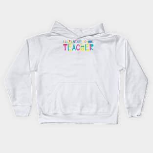 Elementary School Teacher Gift Idea Cute Back to School Kids Hoodie